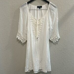 Naïf White tunic size M embroided